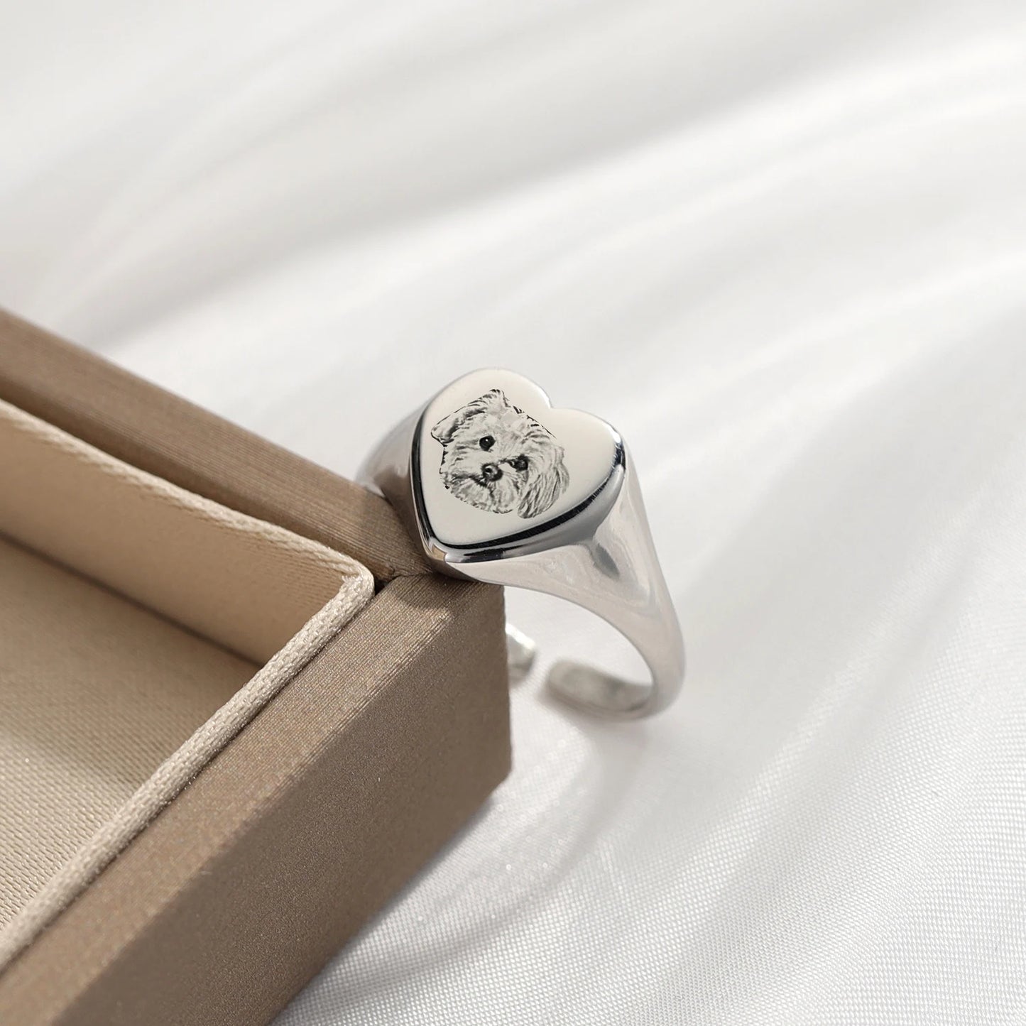 Pawtrait Ring Silver