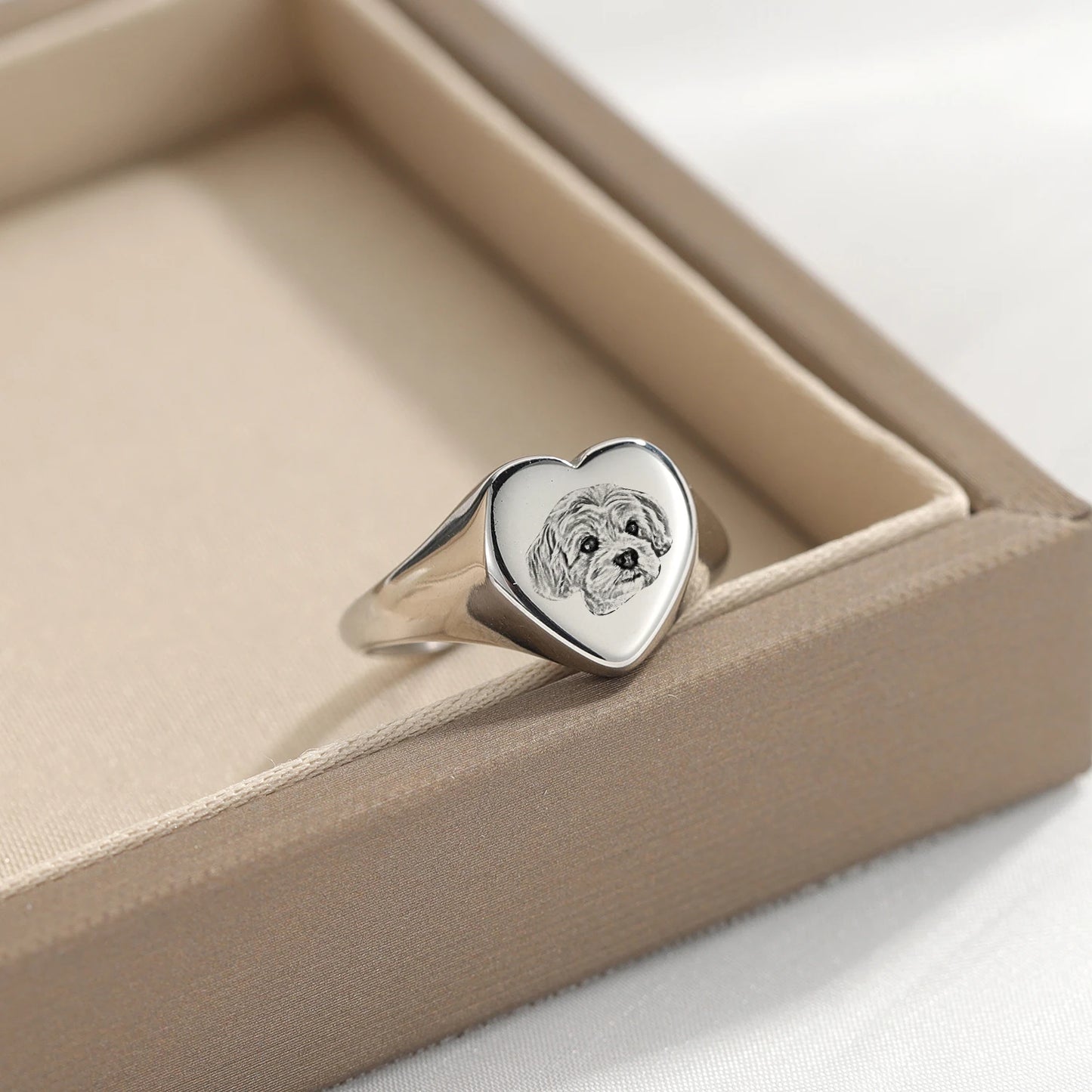 Pawtrait Ring Silver